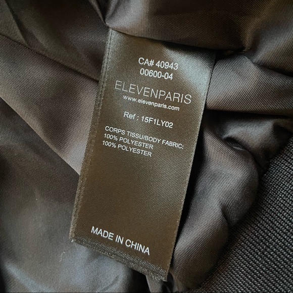 Eleven Paris Life Is A Joke Graphic Bomber Jacket - Picture 7 of 7